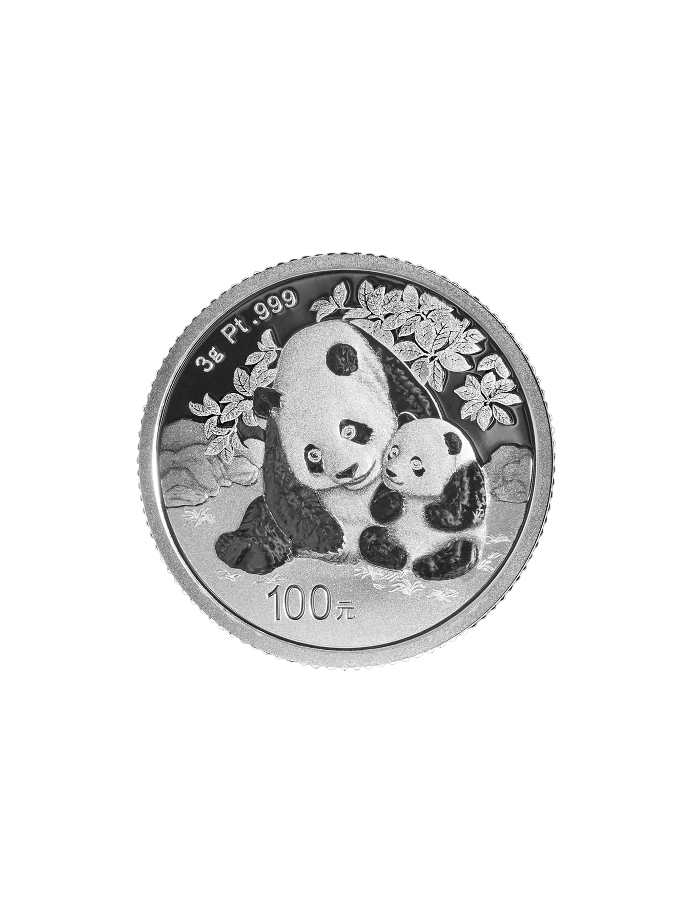 2024 Chinese Panda 3gm 999 Fine Platinum Proof Coin